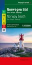 Norway South Road and Leisure Map