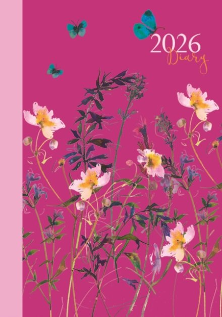 Watercolour A6 Diary 2026