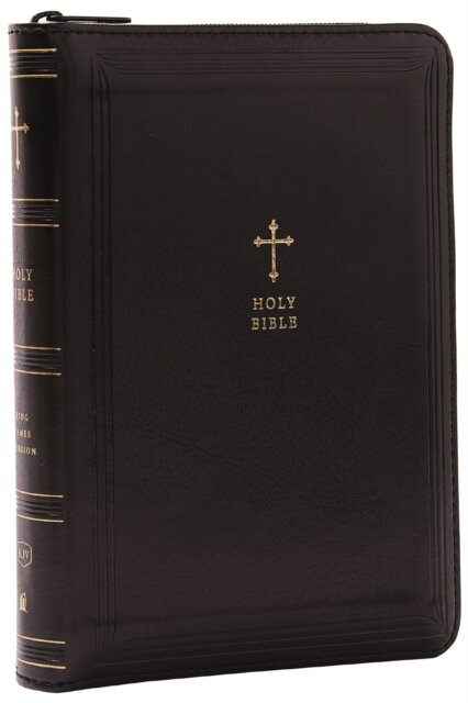KJV Holy Bible: Compact with 43,000 Cross References, Black Leathersoft Zipper Closure, Red Letter, Comfort Print: King James Version
