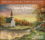 Thomas Kinkade Collector's Scripture Edition 2026 Deluxe Wall Calendar + Print