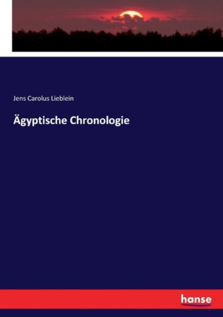 Agyptische Chronologie