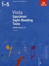 Viola Specimen Sight-Reading Tests, ABRSM Grades 1-5