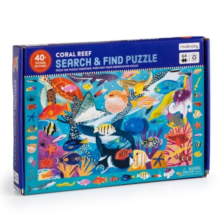 Coral Reef 64 Piece Search & Find Puzzle