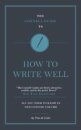 The Connell Guide To How to Write Well