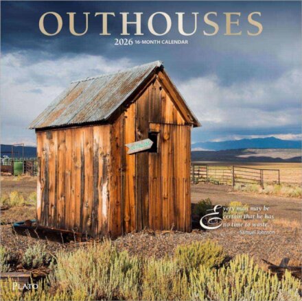 Outhouses 2026 Square Plato Foil Calendar