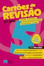 Cartões de revisão - Livro Português, Matemática, História e Geografia de Portugal, Ciências Naturais e Inglês - 5.º ano