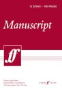 100-page A4 Manuscript Pad, 12-stave