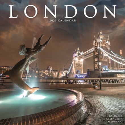 London Square Wall Calendar 2025