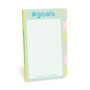 Knock Knock #Goals Tabbed Sticky Notes