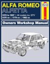 Alfa Romeo Alfetta (1973 - 1987) Haynes Repair Manual