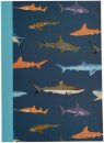 A6 notebook - Sharks