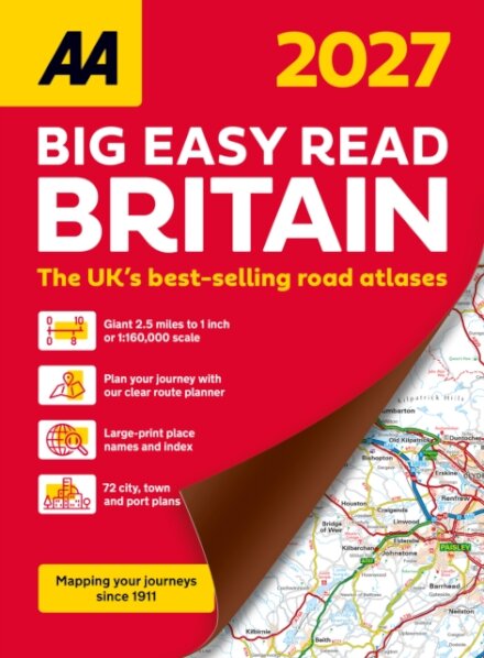 AA Big Easy Read Atlas Britain 2027