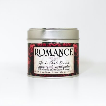 Romance- Scented Soy Candle- Rich Red Roses