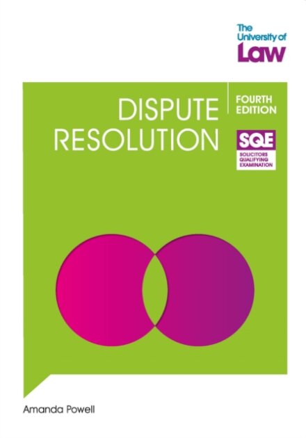 SQE - Dispute Resolution 4e