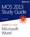 MOS 2013 Study Guide for Microsoft Word