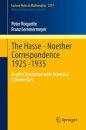 The Hasse - Noether correspondence 1925 -1935: english translation with extensive commentary