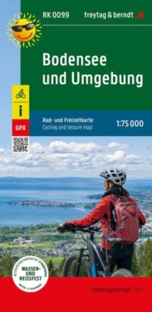 Lake Constance and the surrounding area, Road map 1:75.000,