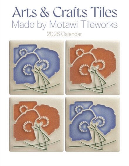 Arts & Crafts Tiles: Made by Motawi Tileworks 2026 Mini Wall Calendar