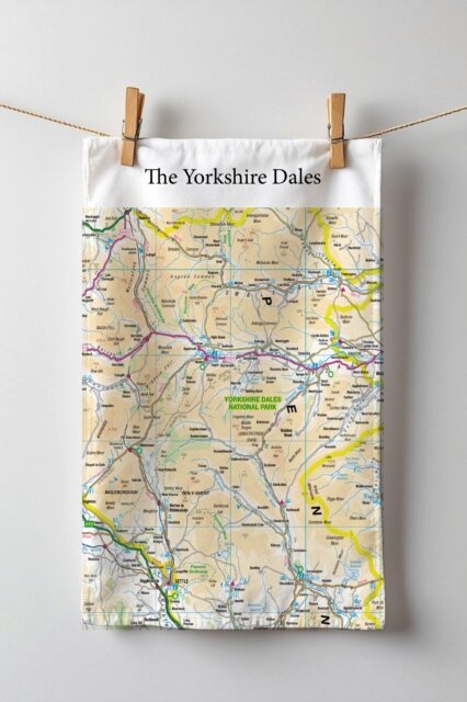 OS Map Tea-towel - Yorkshire Dales National Park