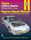 Toyota Celica Supra 1979-1992) Haynes Repair Manual (USA)