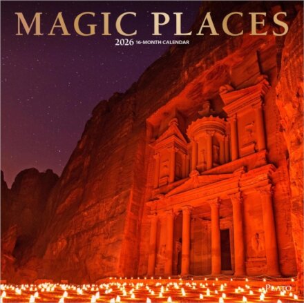 Magic Places 2026 Square Plato Foil Calendar