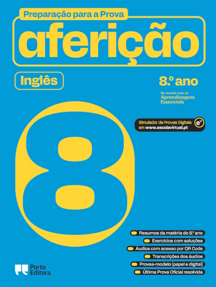 Preparação para a Prova de Aferição - Inglês - 8.º Ano