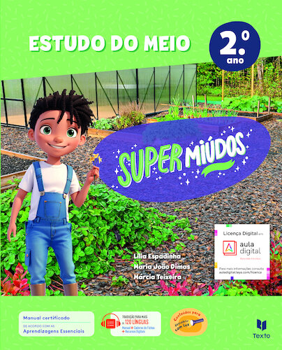 Supermiúdos Estudo do Meio 2.º Manual do Aluno 2025