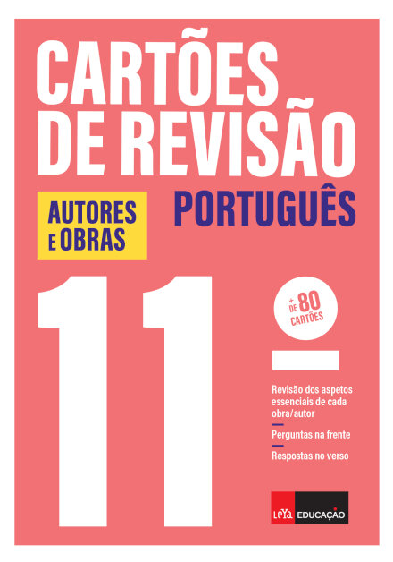 Cartões de Revisão Português - Autores e Obras 11.º ano