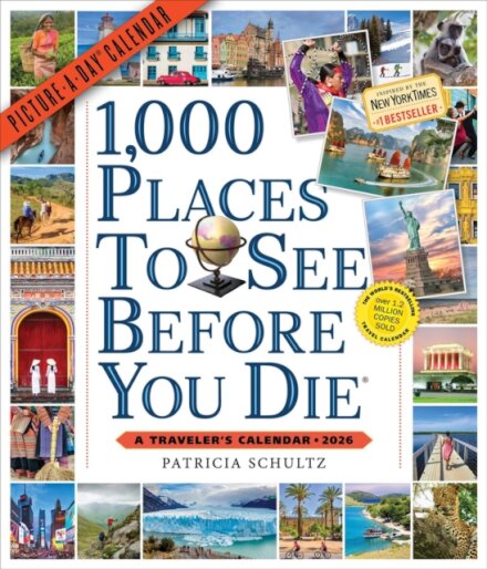 1,000 Places to See Before You Die Picture-A-Day® Wall Calendar 2026