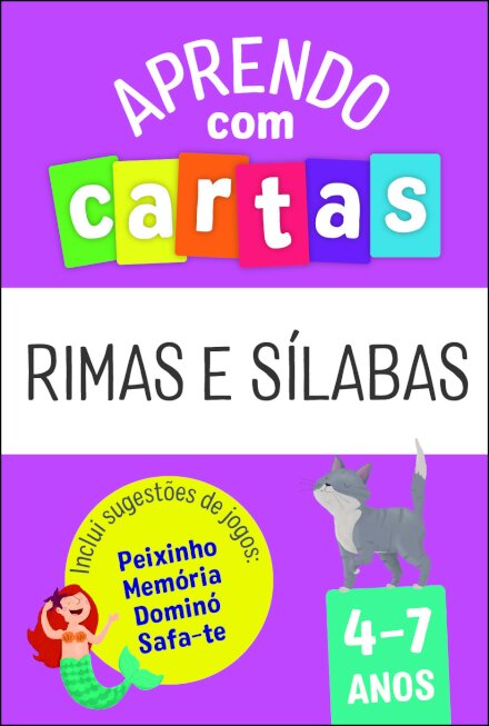Aprendo com Cartas: Rimas e Sílabas 4-7 Anos