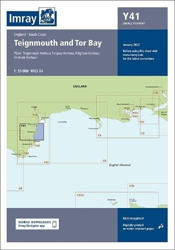 Imray Chart Y41 : Teignmouth and Tor Bay (Small Format) : 41