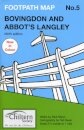 Chiltern Society Footpath Map No. 5 - Bovingdon and Abbots Langley