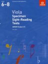 Viola Specimen Sight-Reading Tests, ABRSM Grades 6-8