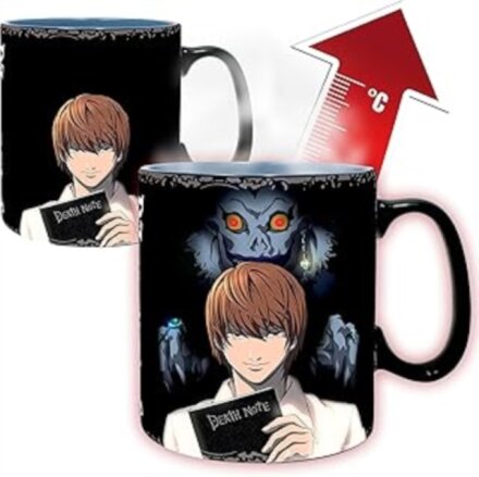DEATH NOTE - Mug Heat Change - 460 ml - Kira & L - cardboard box