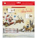 Norman Thelwell: Showjumping Santa Advent Calendar (with stickers)