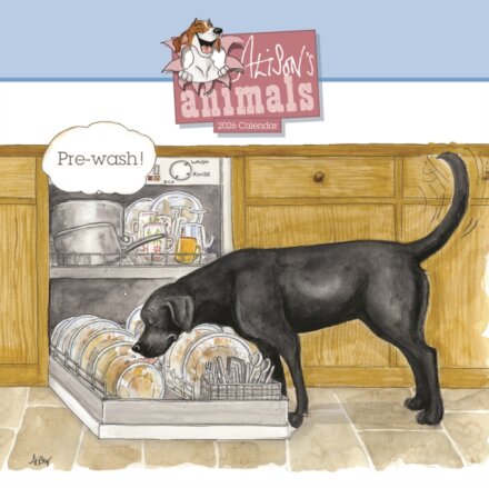 Alisons Animals Wiro Wall Calendar 2026