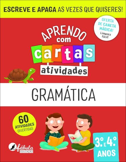 Aprendo com Cartas: Atividades - Gramática 3.º e 4.º Anos