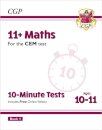 11+ CEM 10-Minute Tests: Maths - Ages 10-11 Book 1 (with Online Edition)