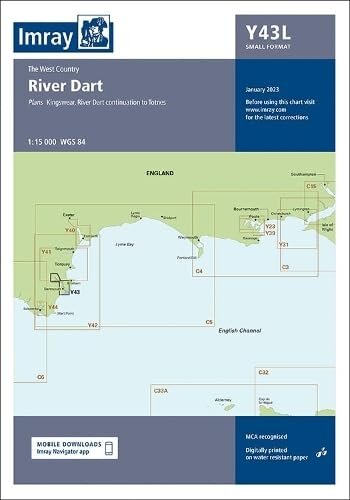 Imray Chart Y43 : Laminated River Dart : 43
