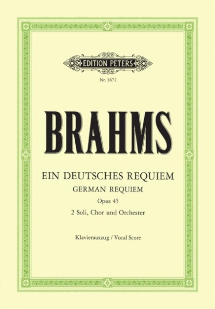 German Requiem Op. 45 (Vocal Score)