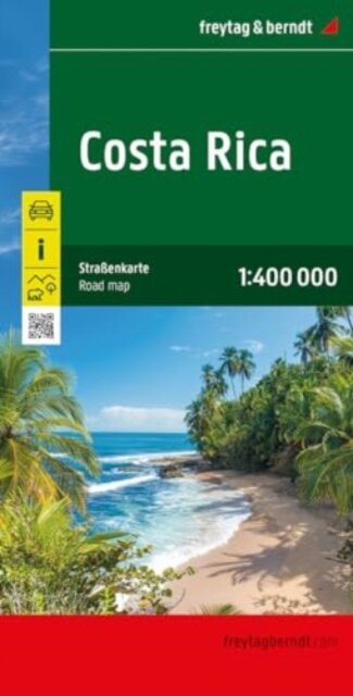 Costa Rica, Road Map 1:400.000
