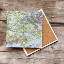 OS Map Ceramic Single Coaster - New Forest National Park