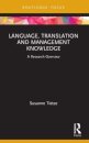 Language, Translation and Management Knowledge