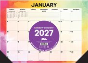 Rainbow Gradient 2027 17" x 12" Monthly Deskpad