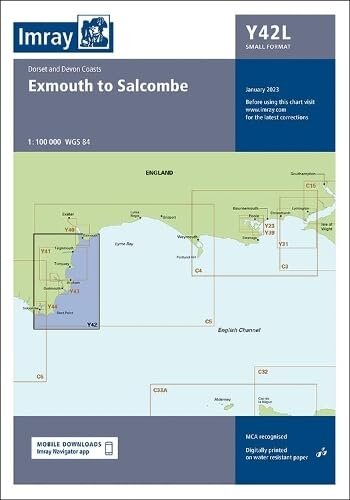 Imray Chart Y42 : Laminated Exmouth to Salcombe : 42