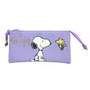 SNOOPY TRIPLE PENCIL CASE - 1950