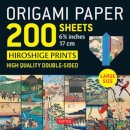 Origami Paper 200 sheets Japanese Hiroshige Prints 6.75 inch