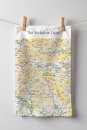 OS Map Tea-towel - Yorkshire Dales National Park