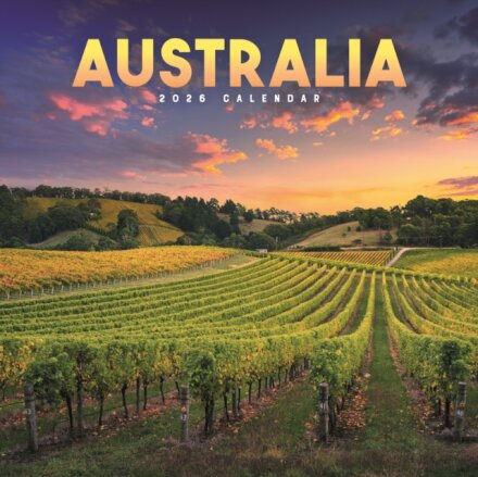 Australia Square Wall Calendar 2026