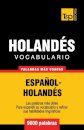 Vocabulario espanol-holandes - 9000 palabras mas usadas